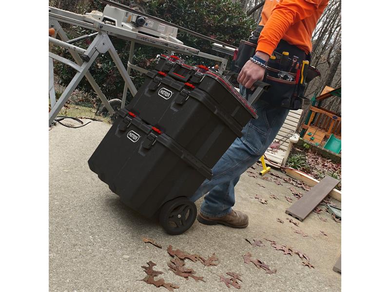 Keter Roc Stack N Roll Cart 7in Wheels Providing Rolling Base KETSNRCART