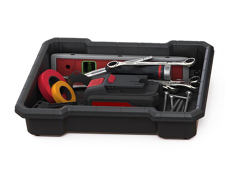 Keter Roc Stack N Roll Modular 3 Part System Heavy Duty KETSNRMOD