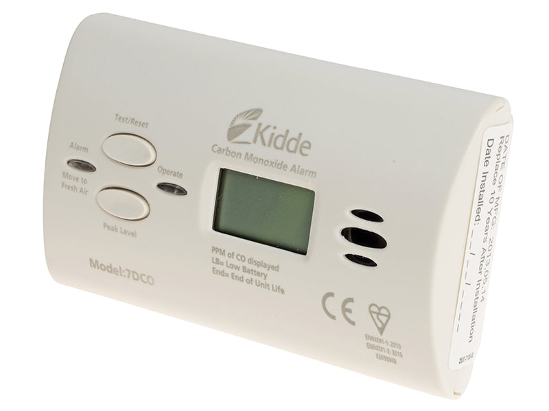 Kidde K7DCO Digital Carbon Monoxide Alarm (10-Year Sensor) KID7DCOC