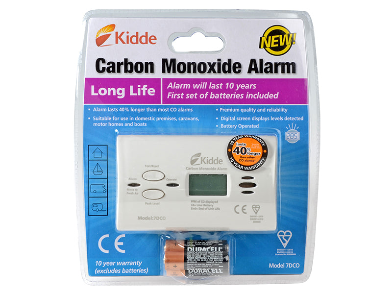 Kidde K7DCO Digital Carbon Monoxide Alarm (10-Year Sensor) KID7DCOC