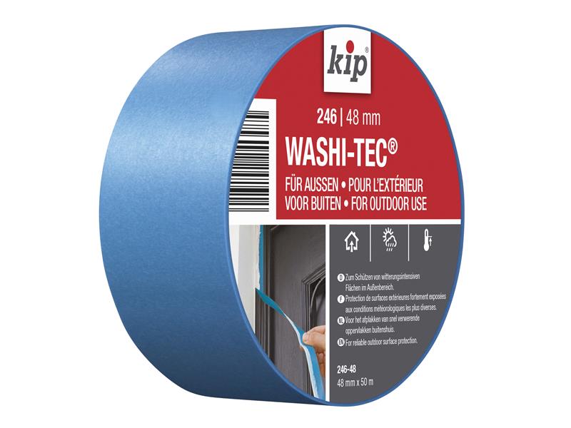 KIP® 246 Premium Outdoor WASHI-TEC® Masking Tape 48mm x 50m KIP222848