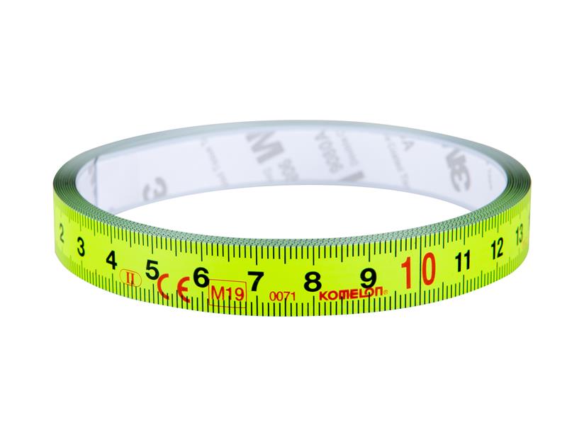 Komelon Stick Flat Tape Measure 3m (Width 13mm) (Metric only) KOMFLT33