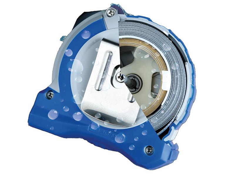 Komelon Stainless Steel PowerBlade™ Pocket Tape 5m/16ft (Width 27mm) KOMIPT57E
