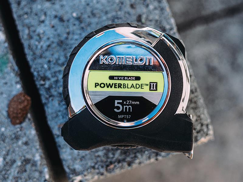 Komelon PowerBlade™ II Pocket Tape 5m (Width 27mm) (Metric only) KOMMPT516M