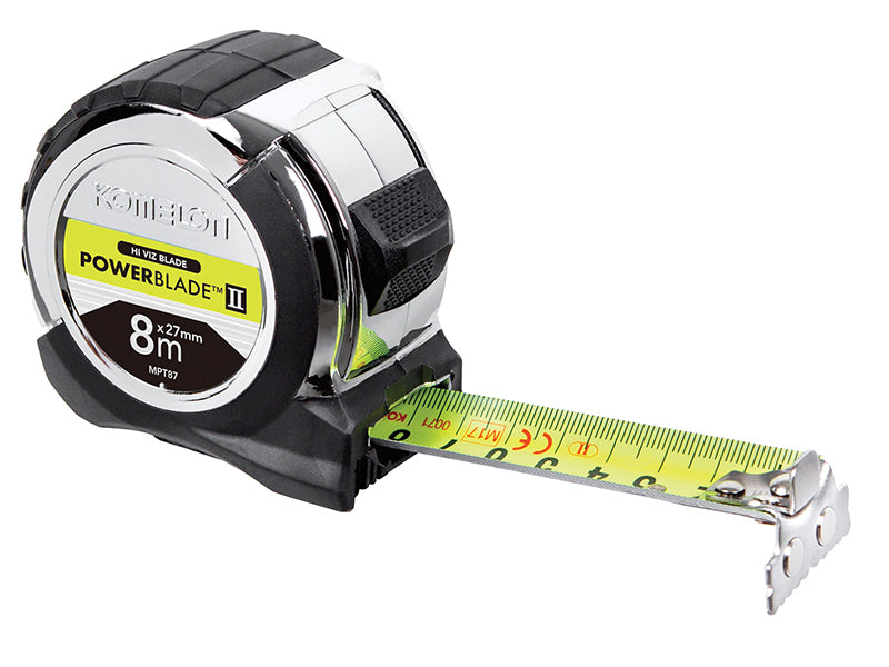 Komelon PowerBlade™ II Pocket Tape 8m (Width 27mm) (Metric only) KOMMPT826M