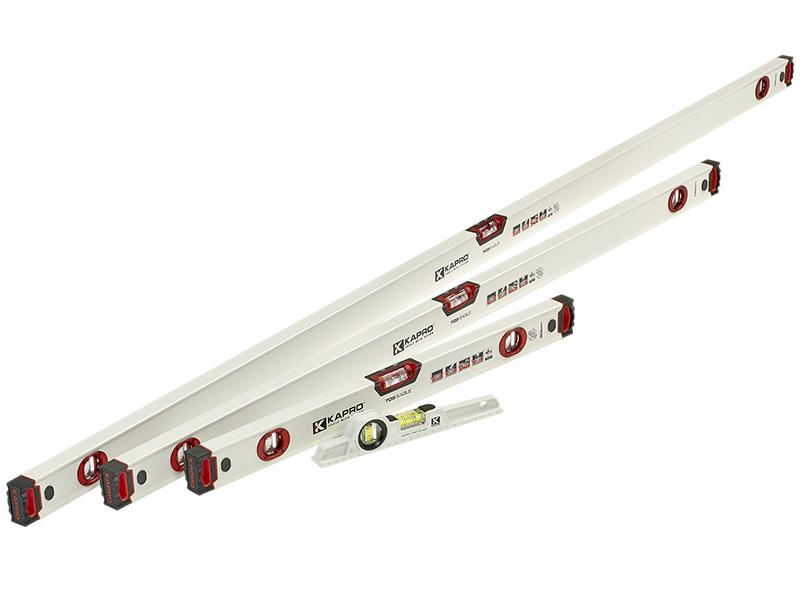 Kapro 705 Eagle Optivision Red Box Level 4 Piece 25,60,120,&180cm KPOK70541SET