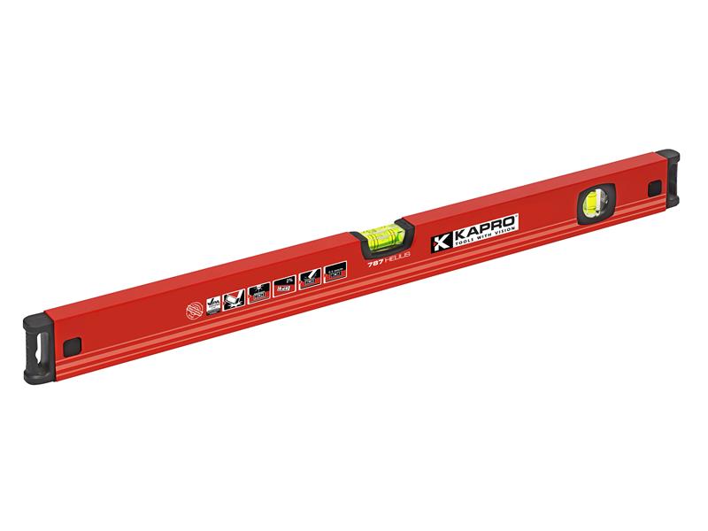 Kapro 787 Helius Level 90cm Solid Acrylic Shockproof Vials KPOK7874190