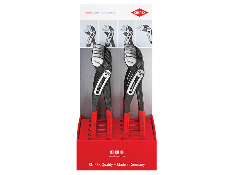 Knipex Alligator Waterpump Pliers 250mm PVC Grip Counter Display 10 x KPX8801250