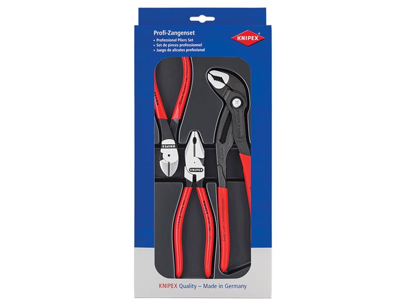 Knipex Power Pack High Leverage Pliers Set, 3 Piece KPX002010