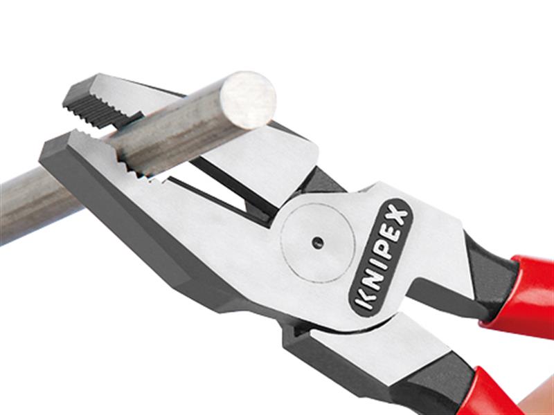 Knipex High Leverage Combination Pliers PVC Grip 180mm KPX0201180
