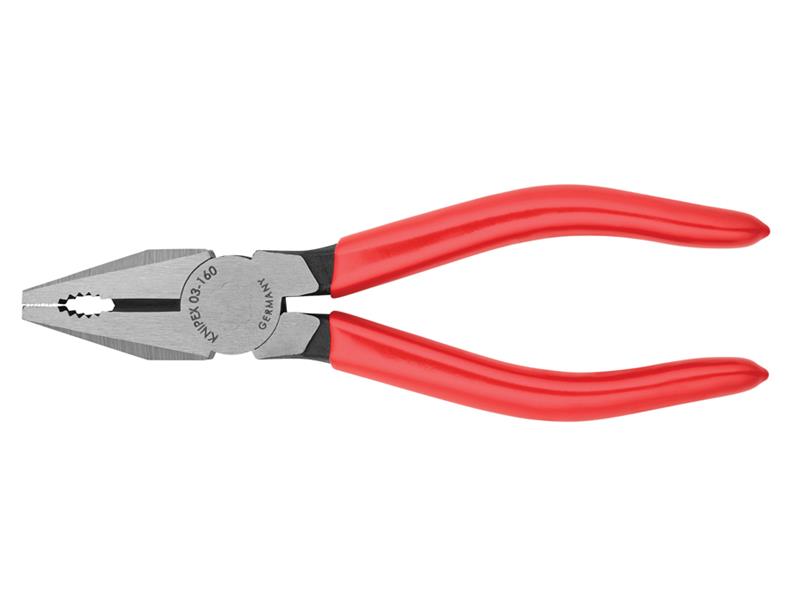Knipex Combination Pliers PVC Grip 160mm KPX0301160