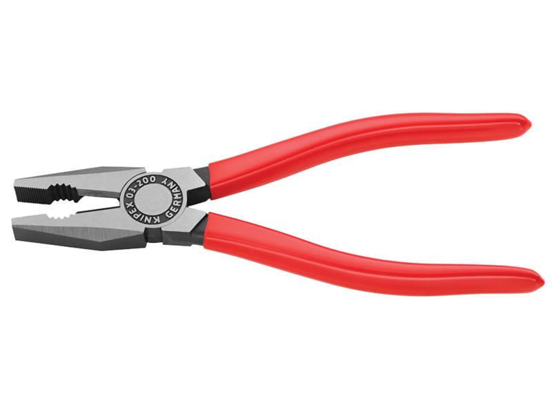 Knipex Combination Pliers PVC Grip 200mm KPX0301200