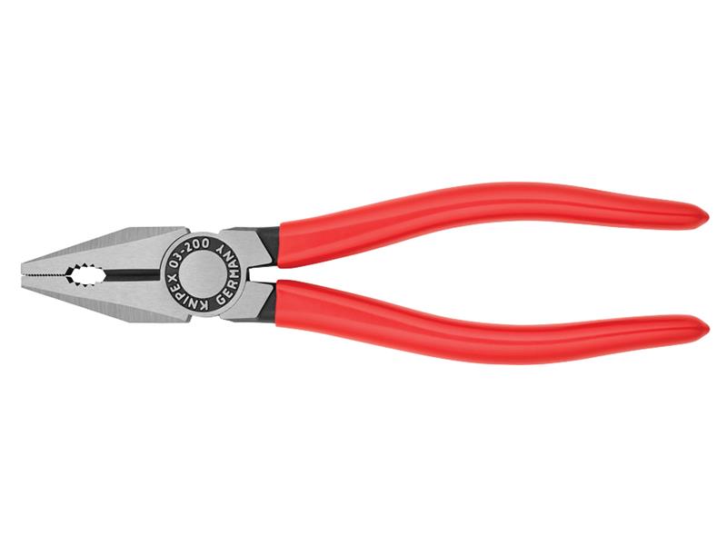 Knipex Combination Pliers PVC Grip 200mm KPX0301200