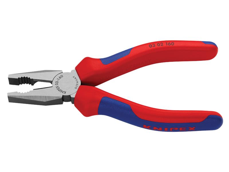 Knipex Combination Pliers Multi-Component Grip 160mm KPX0302160