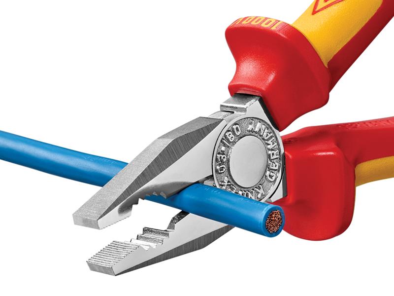 Knipex VDE Combination Pliers 180mm KPX0306180