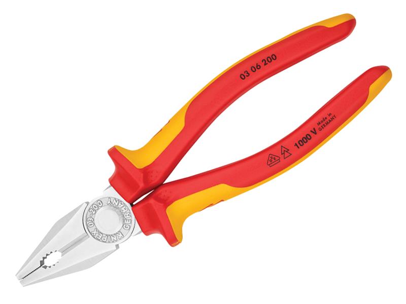 Knipex VDE Combination Pliers 200mm KPX0306200