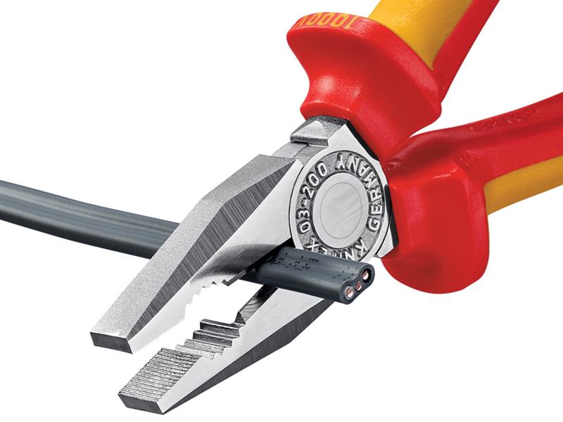 Knipex VDE Combination Pliers 200mm KPX0306200