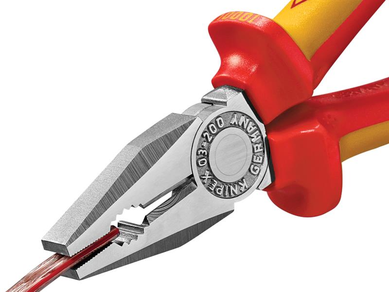 Knipex VDE Combination Pliers 200mm KPX0306200