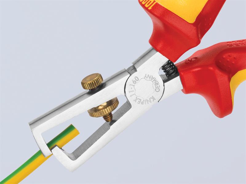 Knipex VDE Insulation Strippers 160mm KPX1106160