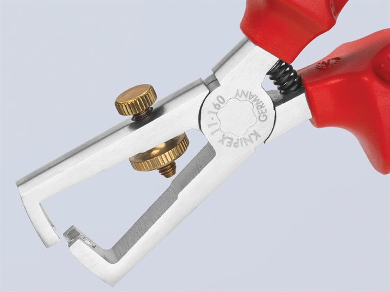 Knipex VDE Insulation Strippers 160mm KPX1106160