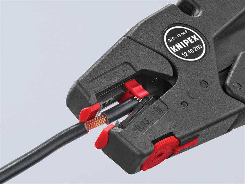 Knipex Self-Adjusting Insulation Stripper 0.03-10mm KPX1240200