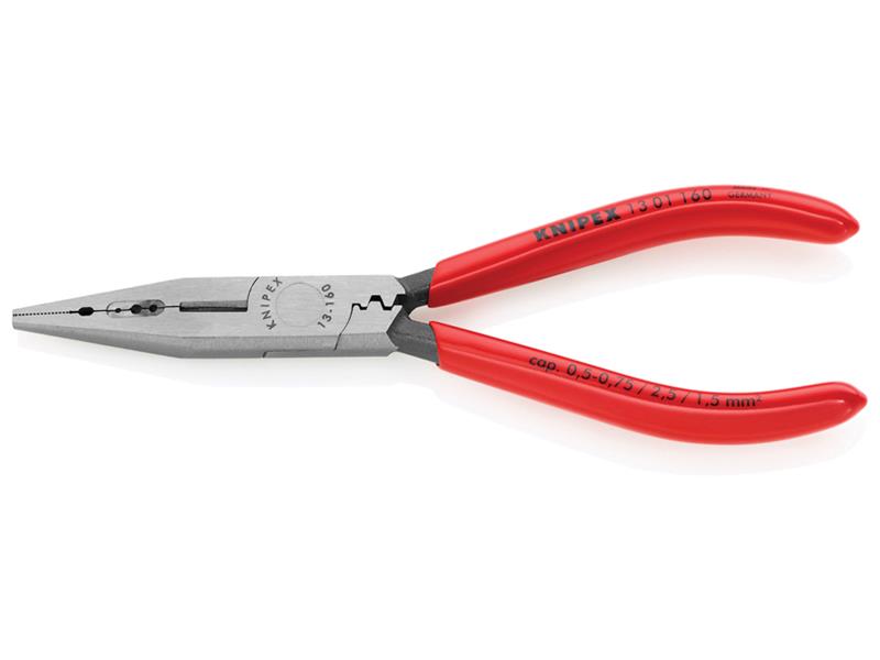 Knipex 4-in-1 Electrician's Pliers PVC Grip 160mm (6.1/4in) KPX1301160
