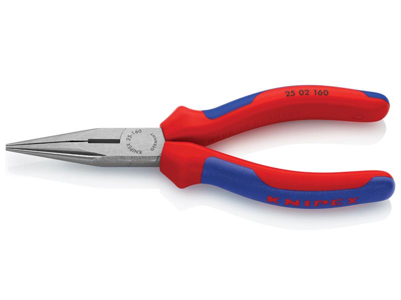 Knipex Snipe Nose Side Cutting Pliers (Radio) Multi-Component Grip 160mm (6.1/4in) KPX2502160