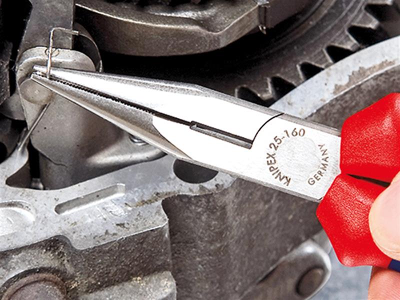 Knipex Snipe Nose Side Cutting Pliers (Radio) Multi-Component Grip 160mm (6.1/4in) KPX2502160