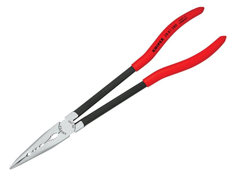 Knipex Long Reach Bent Needle Nose Pliers 280mm KPX2881280