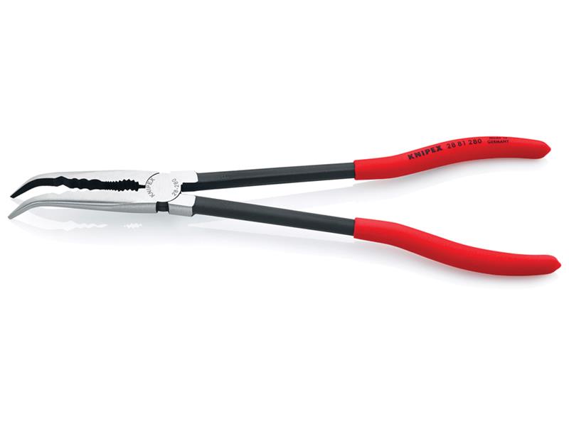 Knipex Long Reach Bent Needle Nose Pliers 280mm KPX2881280