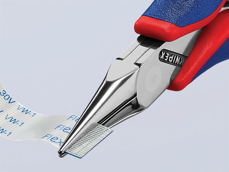 Knipex Half Round Electronics Pliers Multi-Component Grip 115mm KPX3522115
