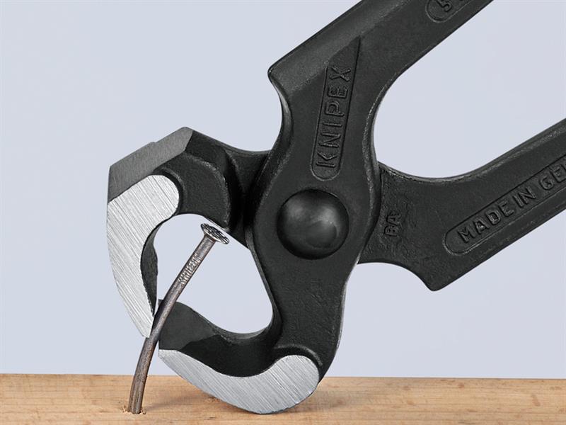 Knipex Hammerhead Style Carpenter's Pincers PVC Grip 210mm (8.1/4in) KPX5101210