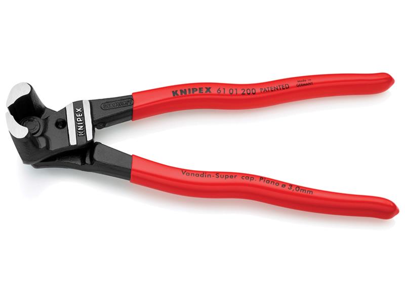Knipex Bolt End Cutting 85° Nipper PVC Grip 200mm (8in) KPX6101200