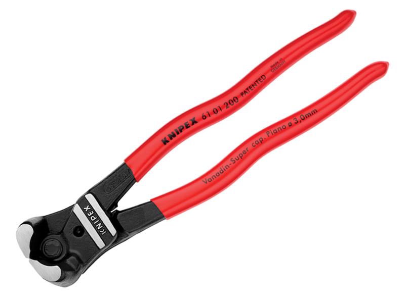 Knipex Bolt End Cutting 85° Nipper PVC Grip 200mm (8in) KPX6101200