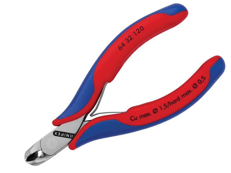 Knipex Electronics Oblique End Cutting Nippers 120mm KPX6432120
