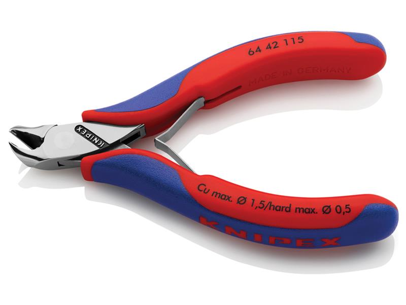 Knipex Electronics Diagonal End Cutting Nippers Short Head 115mm KPX6442115