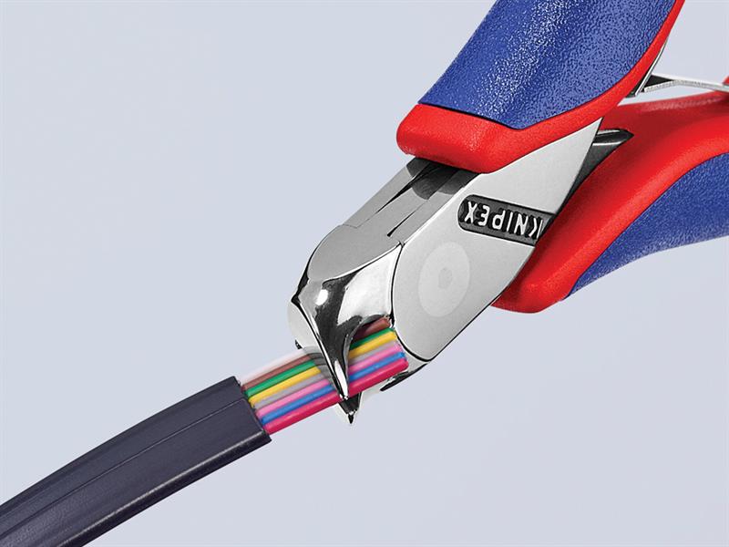 Knipex Electronics Diagonal End Cutting Nippers Short Head 115mm KPX6442115