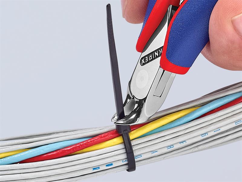 Knipex Electronics Diagonal End Cutting Nippers Short Head 115mm KPX6442115