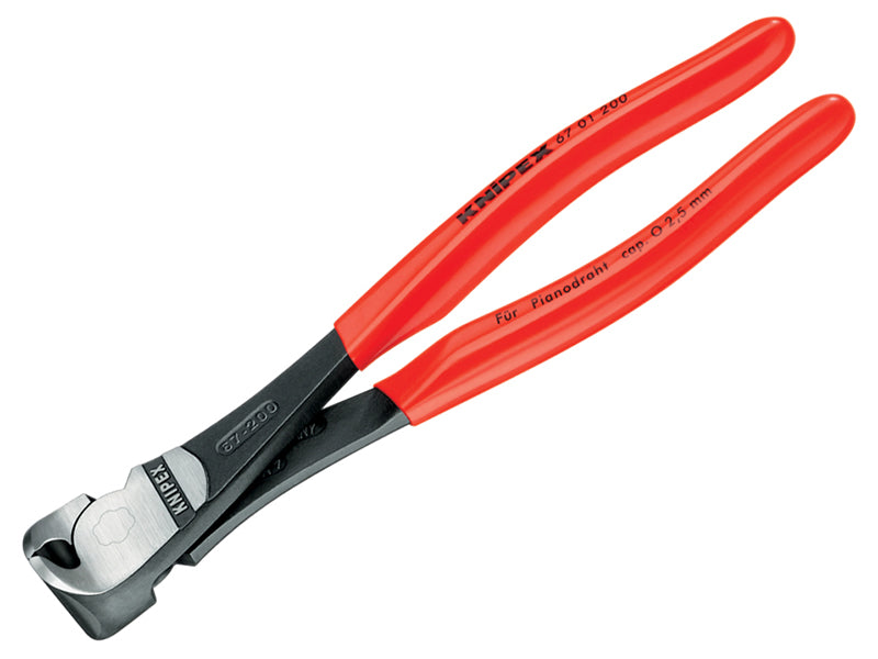 Knipex High Leverage End Cutting Nipper 200mm KPX6701200