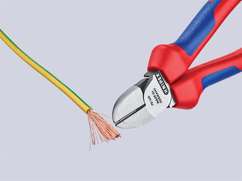 Knipex Diagonal Cutters Multi-Component Grip 140mm KPX7002140