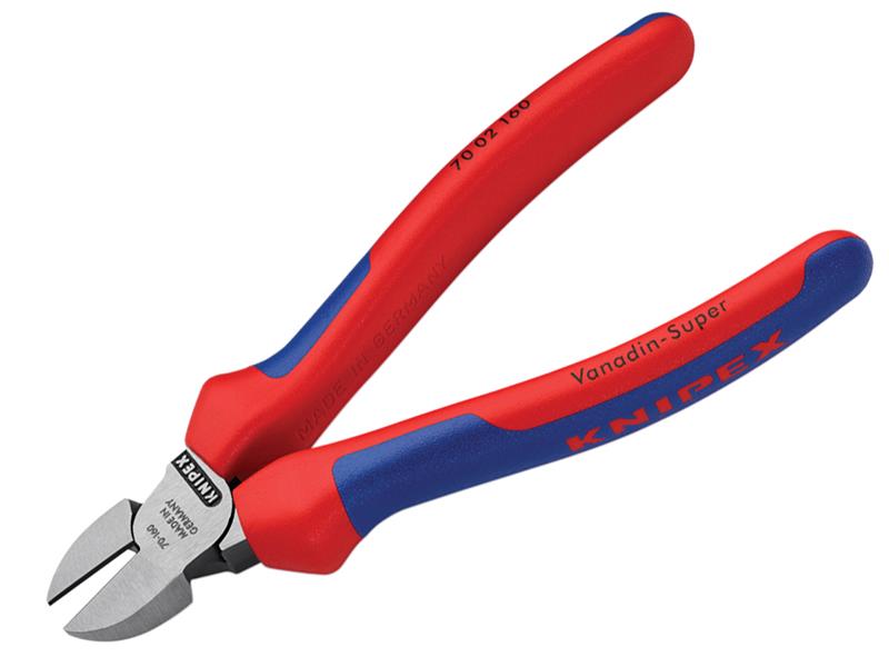 Knipex Diagonal Cutters Multi-Component Grip 160mm KPX7002160