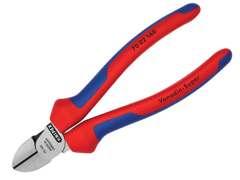 Knipex Diagonal Cutters Multi-Component Grip 160mm KPX7002160