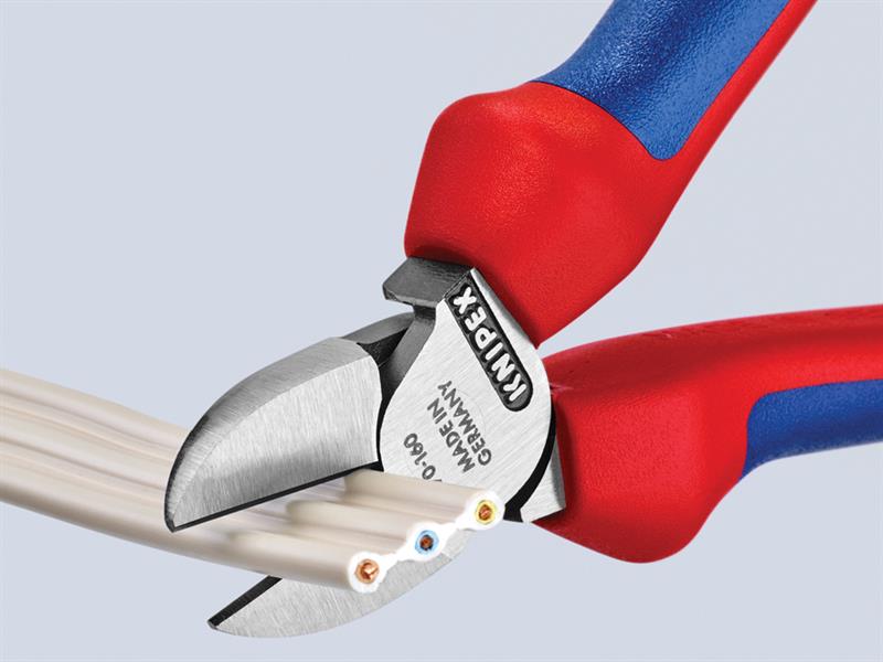 Knipex Diagonal Cutters Multi-Component Grip 160mm KPX7002160