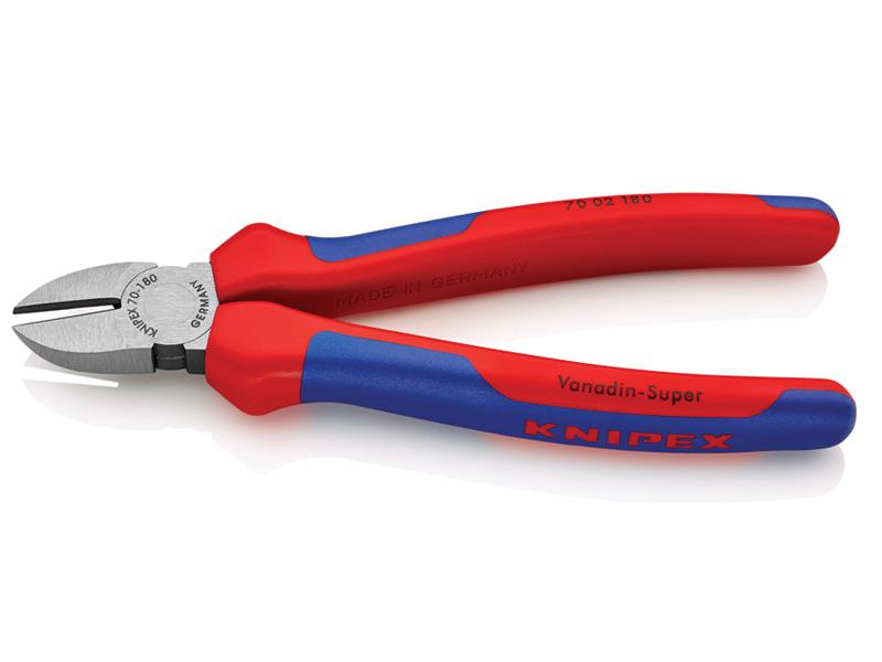 Knipex Diagonal Cutters Multi-Component Grip 180mm KPX7002180