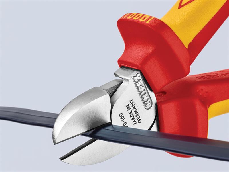 Knipex VDE Diagonal Cutter 160mm KPX7006160