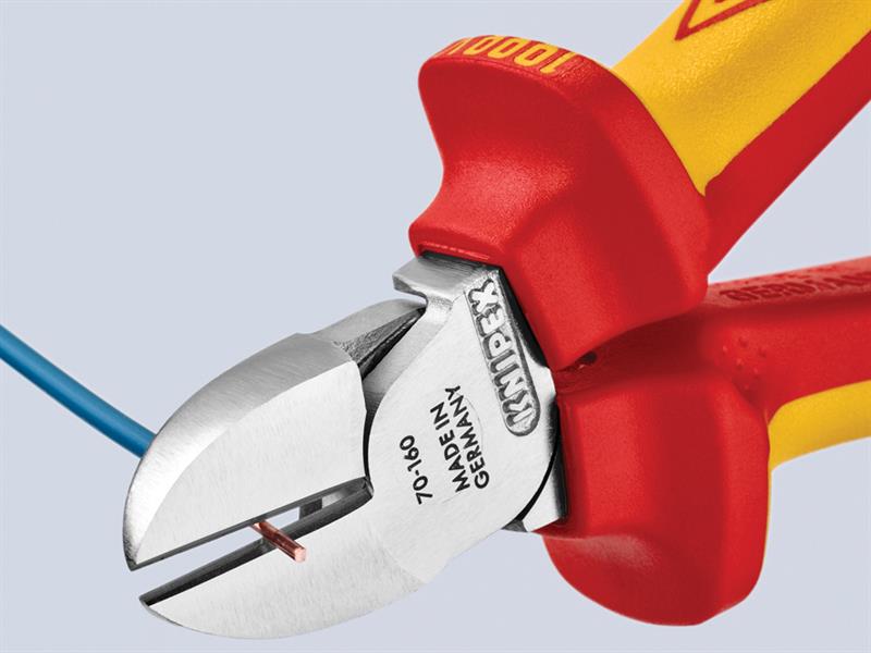 Knipex VDE Diagonal Cutter 160mm KPX7006160