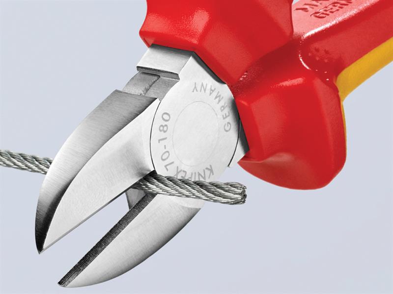 Knipex VDE Diagonal Cutter 180mm KPX7006180