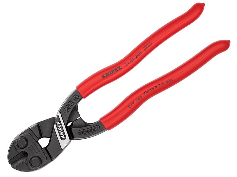Knipex Compact Bolt Cutters PVC Grip 200mm CoBolt KPX7101200