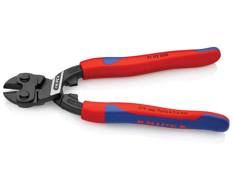 Knipex Compact Bolt Cutters Multi Component Grip 200mm CoBolt KPX7102200