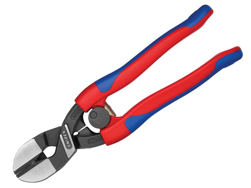 Knipex Compact Bolt Cutters 20° Head Multi Component Grip 200mm 7122200